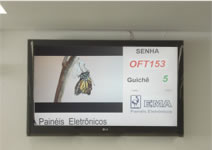 Painel de Senha em Monitor LCD 1